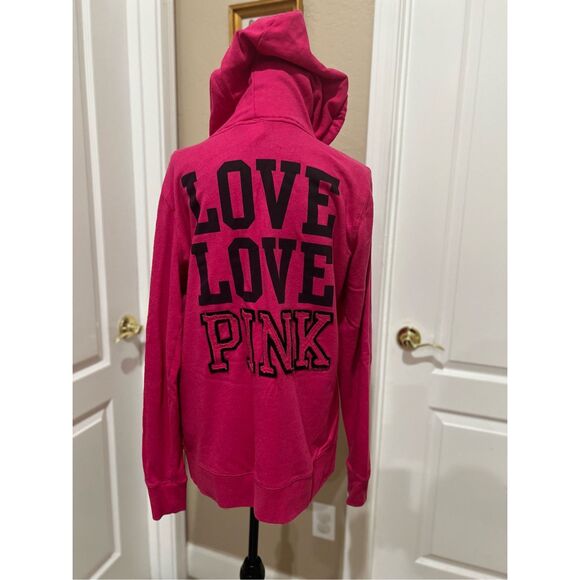 Pink by Victoria's Secret zip up hoodie - Picture 2 of 5